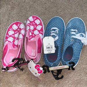 2 pairs of cute sneakers